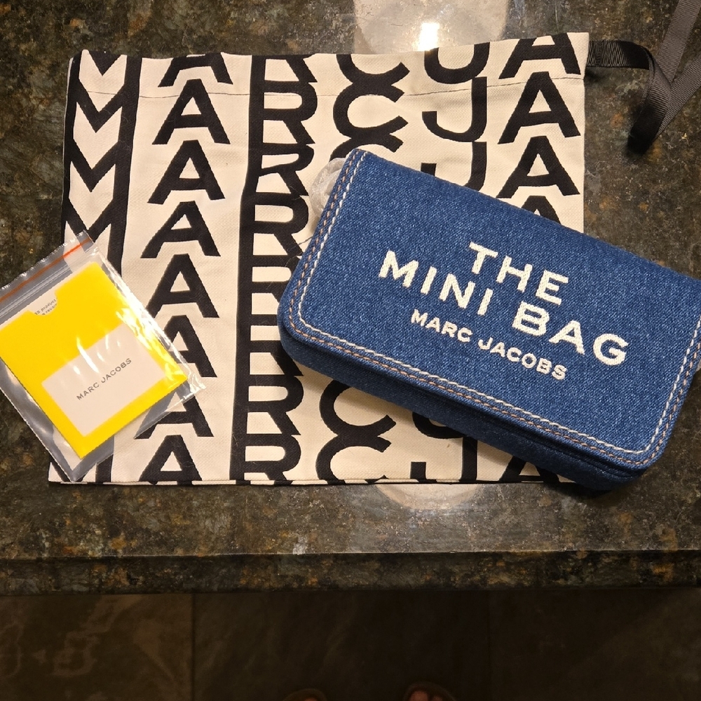 Marc Jacobs Denim Blue Mini Bag